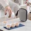Xunyi Portable Lingxue Travel Tea Set with Ink Landscape Design