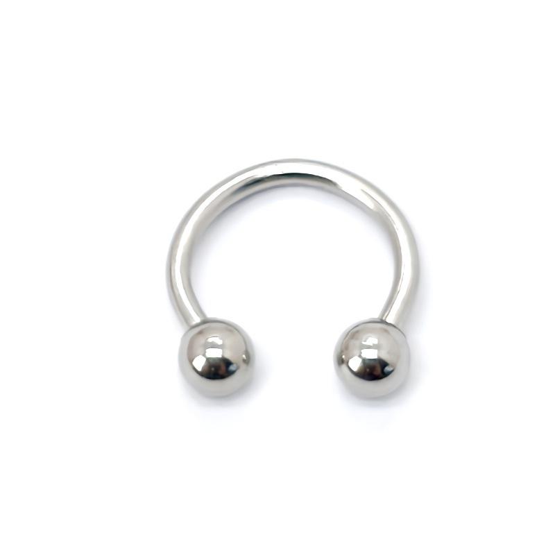 European and American Style Stainless Steel Nose Ring and Stud Earrings for Body Piercing