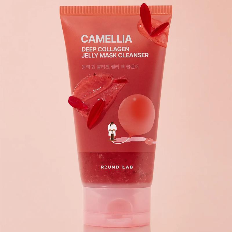 ROUND LAB Camellia Deep Collagen Jelly Mask Rensemiddel 150ml
