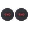 CKWQ4 7cm PVC Car Coaster Car Water Cup Mat Anti Slip Pad Accessories For KIA RIO 3 K2 K3 K5 Sportege Picanto Optima Soul Ceed Sorento