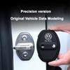 FD01-4pcs Silicone Car Door Lock Cover For VW Scirocco Beetle CC Touareg Golf R Touran Polo T-ROC GTD Interior Accessorie