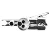 Chrome Polished Bathtub Floor Stand Faucet Mixer Single Handle Mixer Tap 360Rotation Spout With ABS Handshower Bath Mixer Shower Silver
