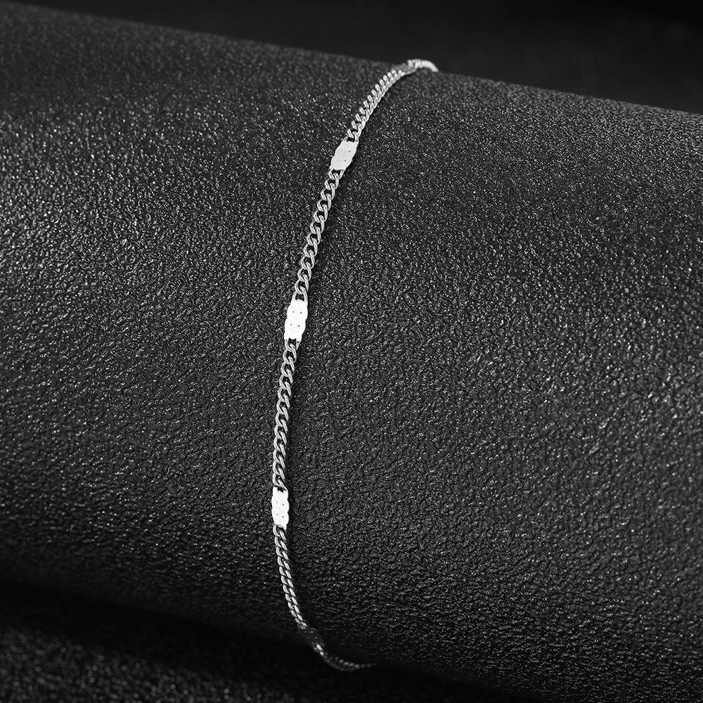 

Women s Dainty Squashed Snake Chain Anklets Jewelry, Gold Color Stainless Steel Minimalist Anklet