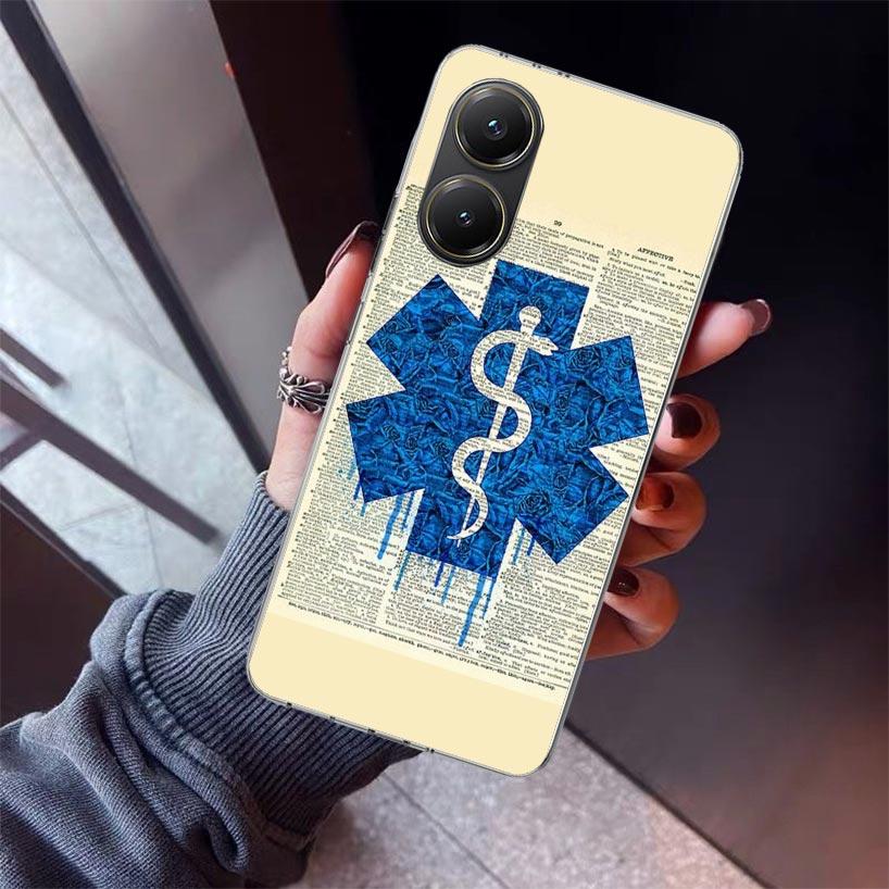 

EMT EMS Medical Rescue Phone Case For Xiaomi Poco X5 X6 X7 Pro F7 Ultra M7 Redmi 15C 15 13C 13 12C 12 10 10C 10A 9 9C 9T 9A Cove Redmi 12C