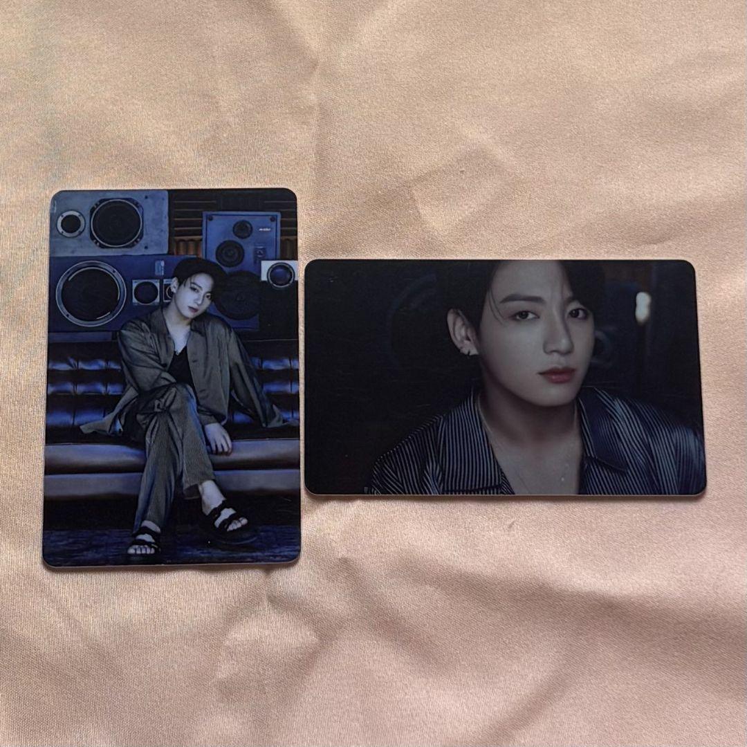 

[USED] BTS BE Jungkook JUNGKOOK Unreleased Lucky Drop Trading Cards (2 pieces)