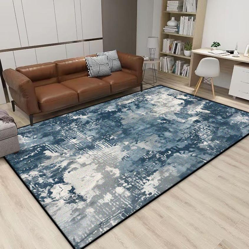 Simple Abstract Style Antiskid Carpet Living Room Easy Cleaning Soft Room Area Decoration Rug Machine Washable Coffee Tables Mat