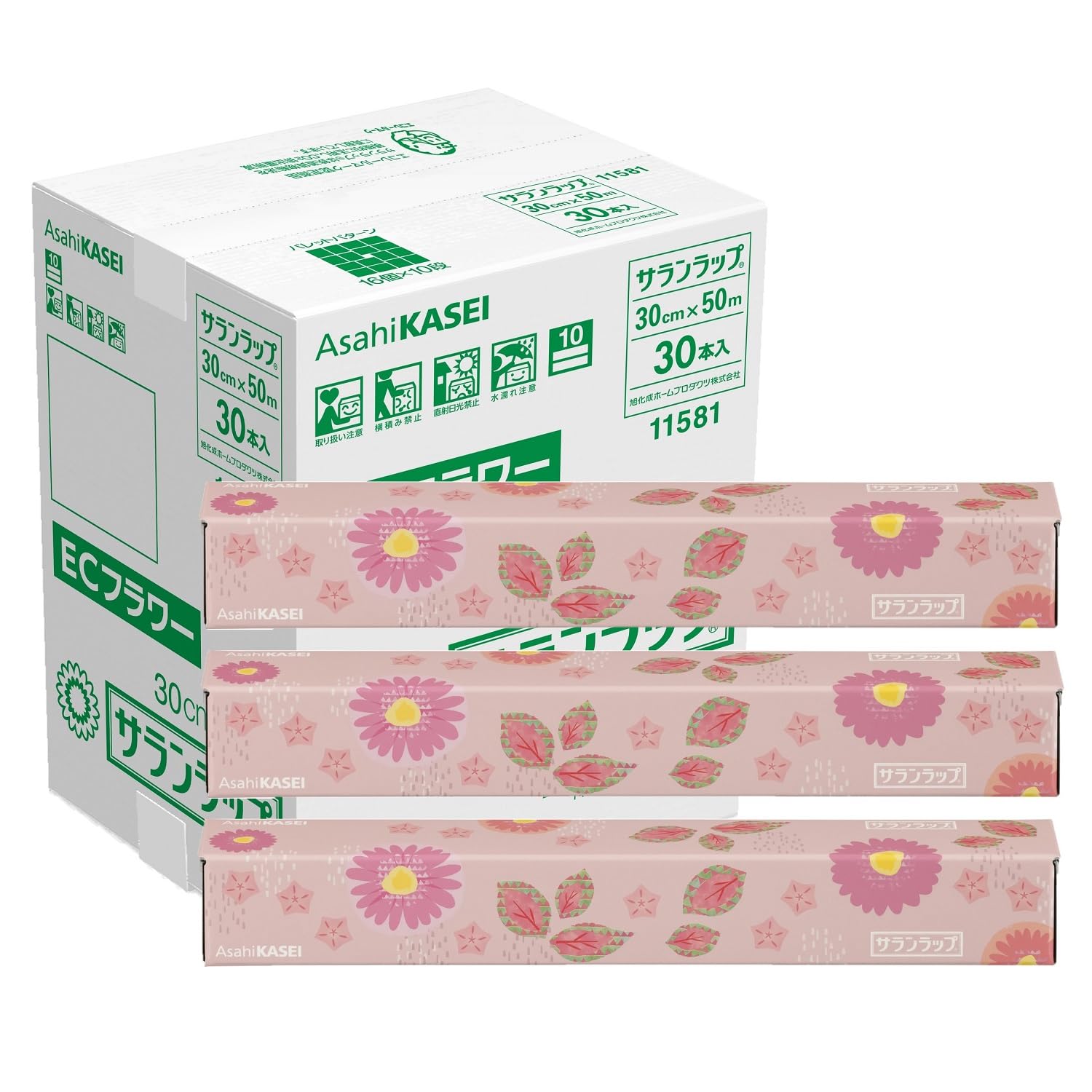 

Saran Wrap 30cm x 50m Flower Design Pink 30 Pieces Case Sale Gift [Limited Design] [Bulk Purchase]