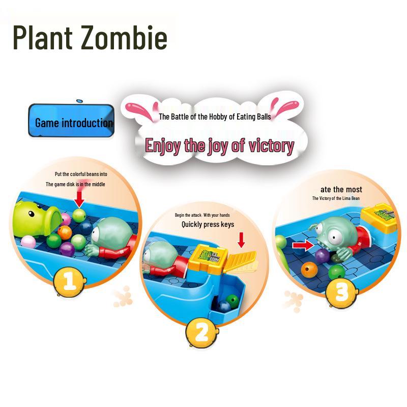 Genuine Plants vs. Zombies Frog Future Zombie vs. Pac-Man Role-Playing Toy Set for Kids