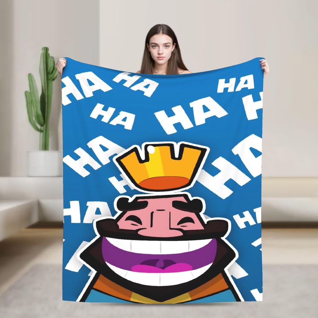 Clashes Royaleds Game Blankets  Fuzzy Funny Warm Throw Blanket for Bedspread Decoration