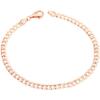 Pure 585 Purple Gold Luxury Color Gold Plated Rose Gold Fashion Korean Version Design Color Gold Bracelet