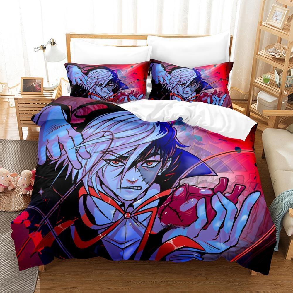 

New Anime Young Black Jack Bedding Set Single Twin Full Queen King Size Bed Set Adult Kid Bedroom Duvet Cover Sets Home Textile EU single(135x200cm)