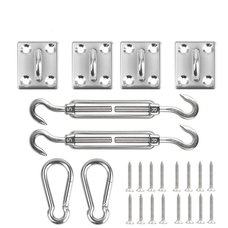 

1 комплект M5 из нержавеющей стали, наружные садовые навесы, крепежные детали, многофункциональная сетка для тентов Sun Sai