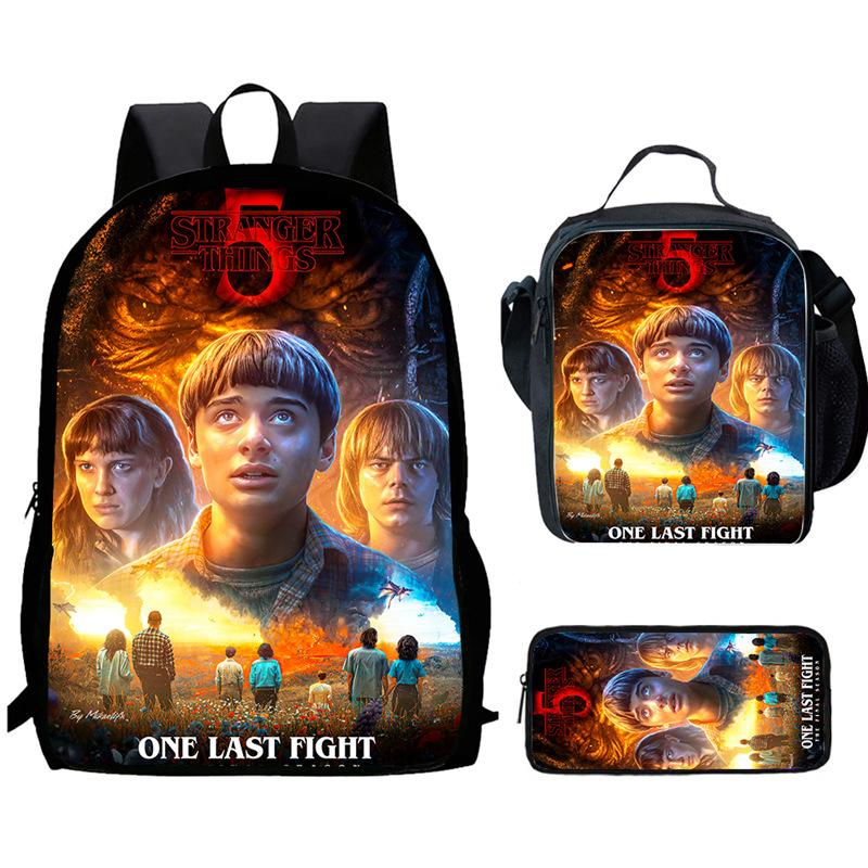 Monster Story Schoolbag High Definition Multi-Function Oxford Lightweight Backpack