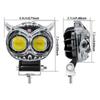 Owl Motorcycle Spotlights IP67 Waterproof Motorcycle Fog Lights High and Low Beam Motorcycle Headlight 6000LM Owl Spotlight for