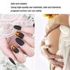 24 Pezzi di Unghie Finte Fiamma Saltellante Unghie Finte con Colla per Unghie Impermeabile Rimovibile Nail Art