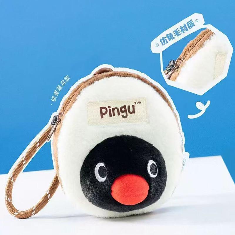 Youmai Penguin Sitting Pose Plush Toy Pinga Doll Ornament for Claw Machines