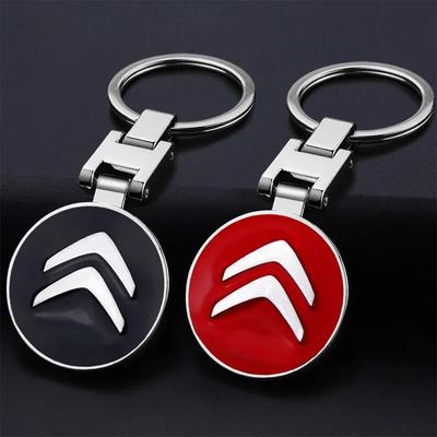 Luxury Car Keychain Car Keychain Car Emblem Logo Auto Accessories For C1 C3 C4 Grand Picasso C4L C5 C6 C8 VTS Aircross