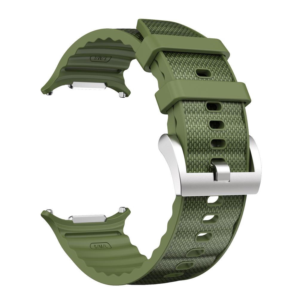 Silicone+Nylon Band For Samsung Galaxy Watch Ultra Strap 47mm Functional Sport Belt Bracelet Galaxy Watch 7 Ultra 47 Mm