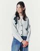 Edenic Jacquard Logo Cardigan (Gray)_Ezs1Ck02Gy