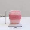 Thickened Stained Glass Vase Handicrafts Flower Pots Table Decoration Flowers Arrangement Floral Vases Room Aesthetic Decor