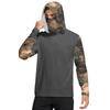 Men's Shirt With Mask Lightweight Long Sleeve Hooded Hiking Fishing Performance