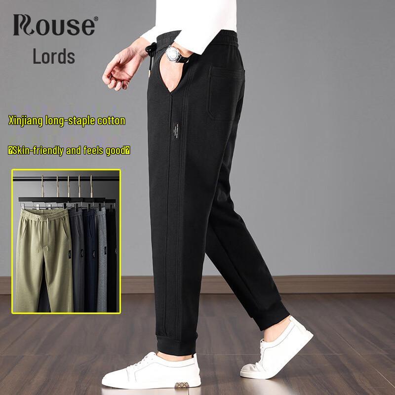 LUOZI Men s Cuffed Casual Loose Sweatpants M