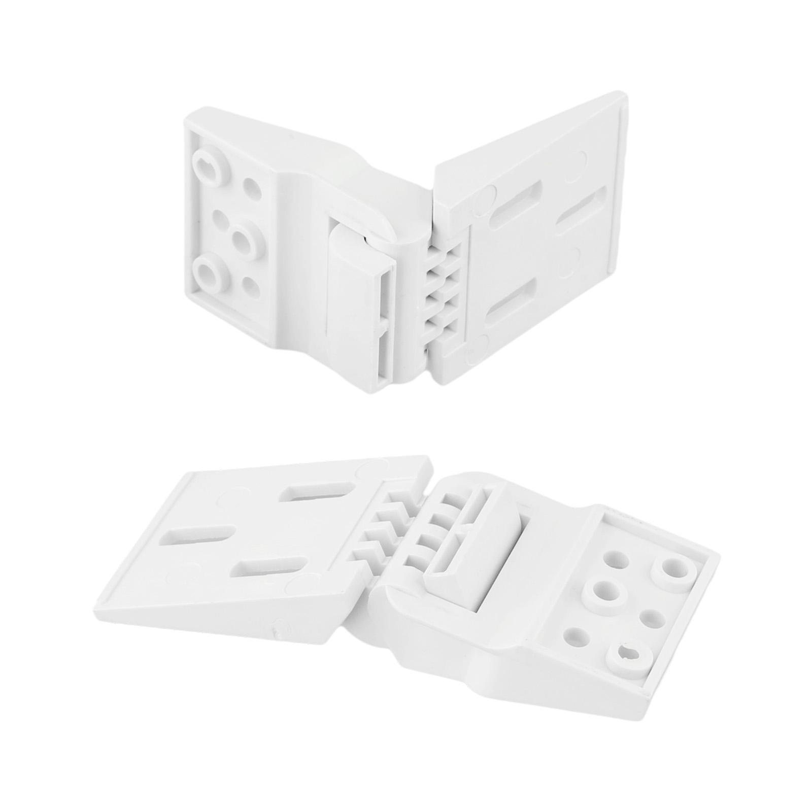 

=2Pcs=Folding Duck-mouth Buckle Hook Chest Freezer Plastic Hinge Freezer Refrigerator Door Six Hole Clip Door Hinge Accessories China Mainland
