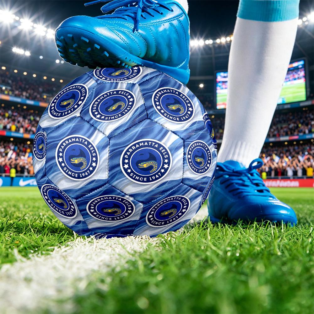Parramatta Eels Size 5 Sports Training Ball Shock Absorbing Durable Ball For Match Daily Practice Outdoor Activities