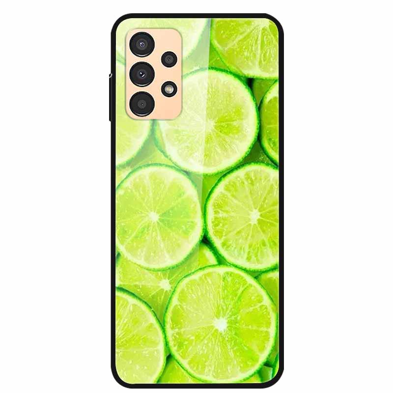 Funda para Samsung A53 5G 2022 Mármol Vidrio Templado Tapa Dura para Fundas de Teléfono Samsung Galaxy A33 A73 5G Protección Fundas