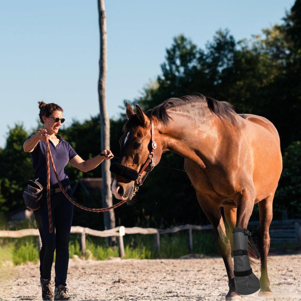 Soaking Boot For Hoof Hooves Relief Soaker Bag Multifunctional Hoof Soaking Bag For Stable Field Training Outdoor Racing Outing