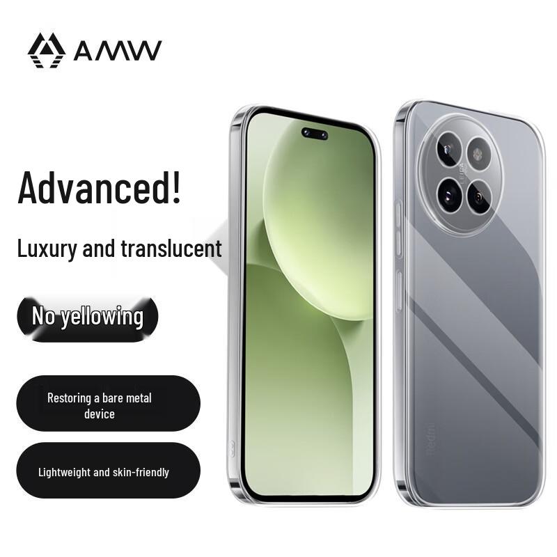 

AMW Transparent Hard Phone Case for Xiaomi/Redmi