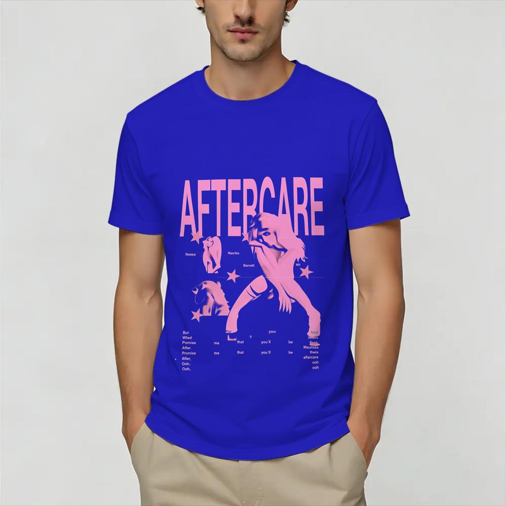 Nessa Barrett Aftercare Unisex T-shirt Geweldige T-shirts Korte Mouw Ronde Hals T-shirts 100% Katoen Kleding met Grafische Print