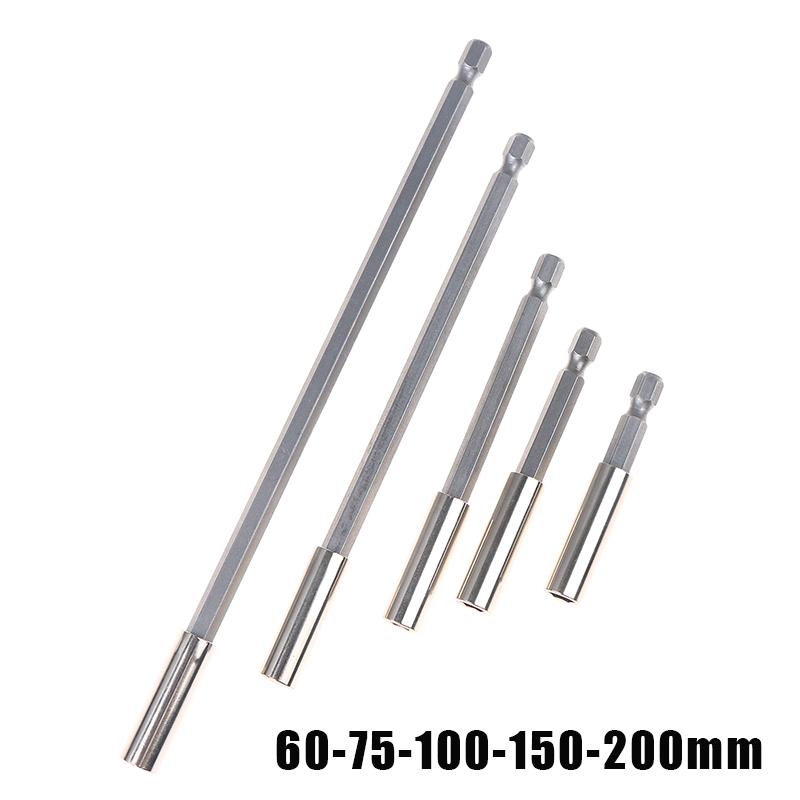 Schnellwechsel Sechskantschaft Adapter Set - Magnetische Akku Bit Halter Verlängerung 60-200mm Für Bohrmaschine Schlagschrauber Zubehör