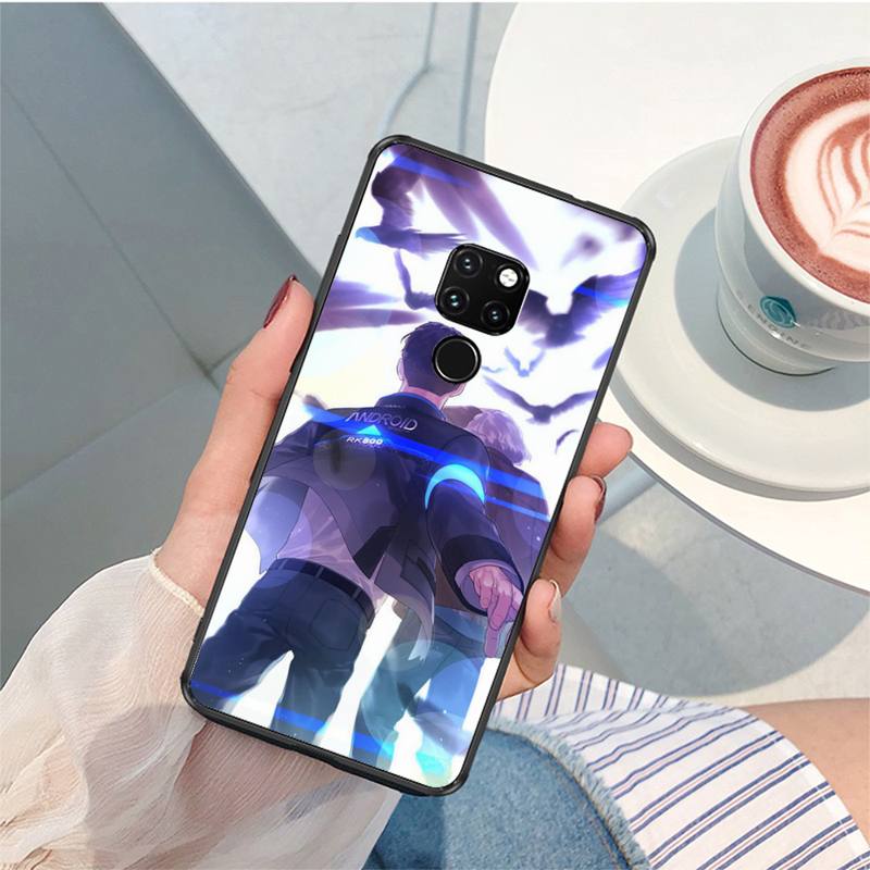 Custodia per telefono Detroit Become Human Android RK800 Connor Kara per Huawei Nova3I 3E mate9 10 20lite 20Pro 40 30pro funda case