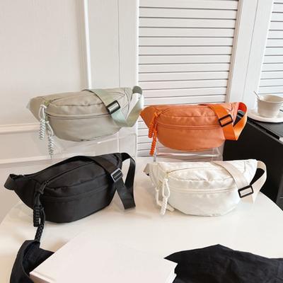 Sac Banane Bandoulière pour Femme Sac de Taille avec Sangle Réglable Multiples Poches Zippées Portefeuille de Taille Décontracté pour Sport Voyage Vacances