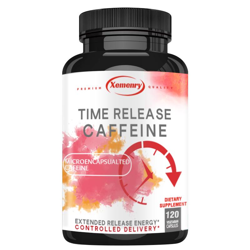 Caffeine Extract Capsules, Easily Absorbed, Dietary Supplement, High Purity, Suitable for Both Men and Women.