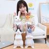 24cm Simulation Cute Rabbit Plush Fur Realistic Kawaii Animal Easter Bunny Rabbit Toy Model Gift Home Decor Beautiful Gift