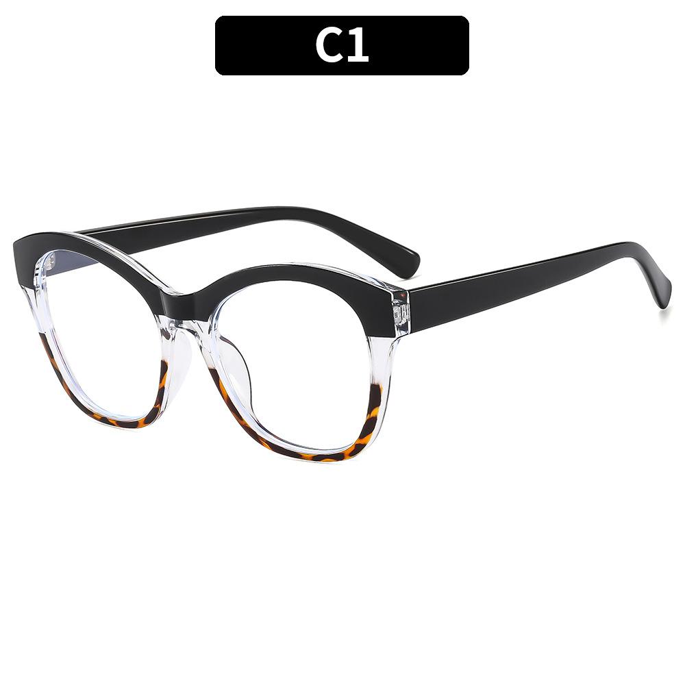 

Nice Stylish Styled Rectangular Splice Color Frame Photochromism Reading Glasses Women Anti Blue Light Hyperopia Prescription Eyewear 1