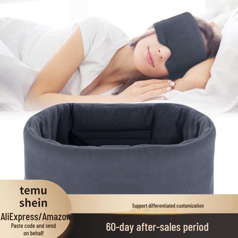 

Breathable Modal Cotton Eye Mask for Light Blocking and Deep Sleep Flower Gray