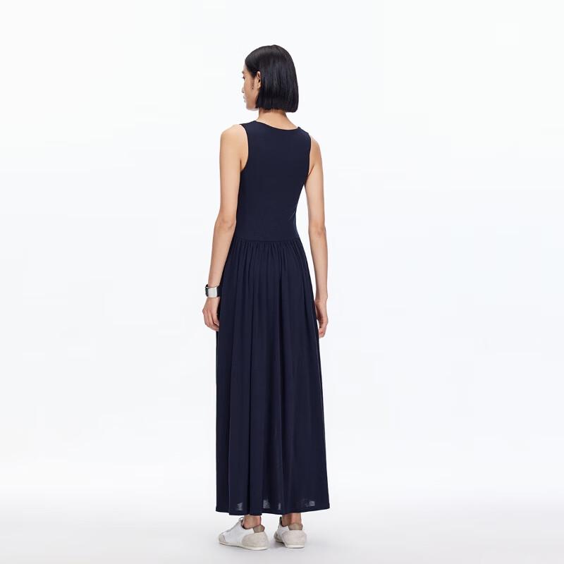Veromoda Lyocell Wool Blend Sleeveless Maxi Dress