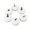 6 Pieces Fake Pumpkins Model, Mini Simulation Pumpkins Model, Rustic Cute Lifelike Artificial Vegetables for Halloween Autumn