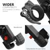 Bike Motorcycle Phone Mount,[Super Stable Metal] Bike Motorcycle Phone Holder With Security Lock, Bicycle Phone Mount With Soft Cushion & Adjustable