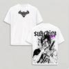 T-shirt Grafica Black Clover Yami Sukehiro Capitano dei Black Bulls Stampa Anime Manica Corta Girocollo Unisex Casual Fan di Manga Streetwear Top Magliette