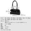 VITAFELICE Women's Long Handle Mini Boston Bag Elegant PU Leather Horizontal Shoulder Bag Small Underarm Handbag nsb-30230p Brown