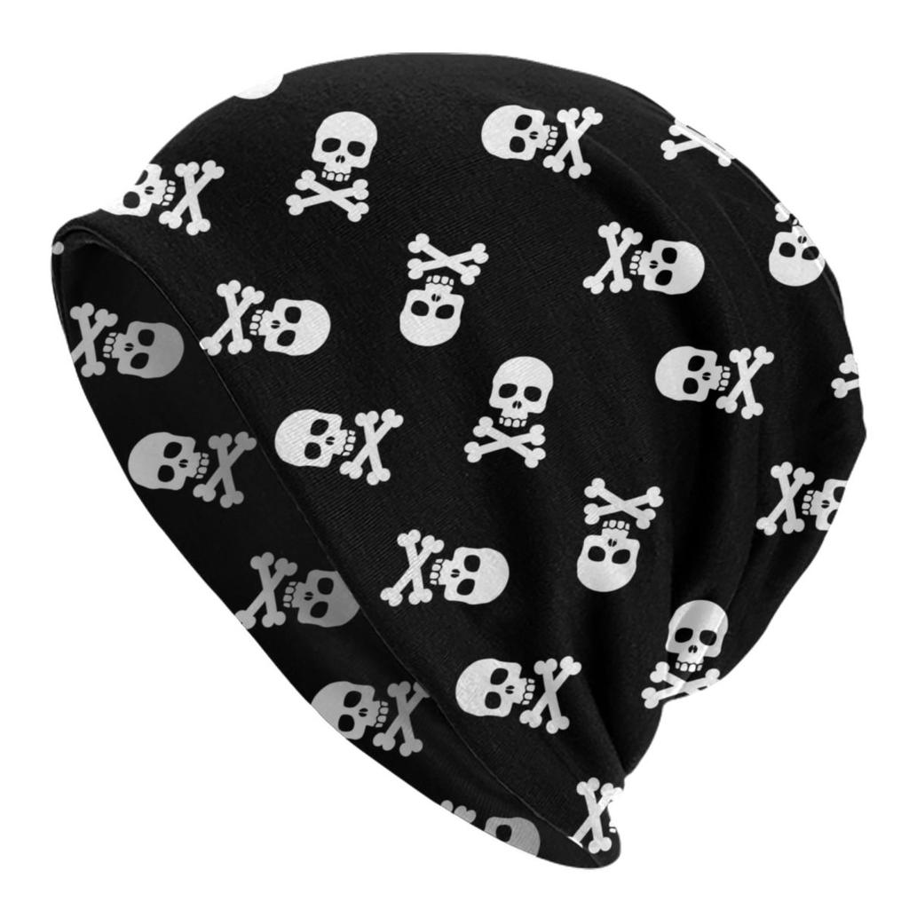 Horror Gothic Skeleton Death Skull Skullies Beanies Caps For Unisex Women Unisex Street Winter Warm Knitted Hat Adult Bonnet Hats