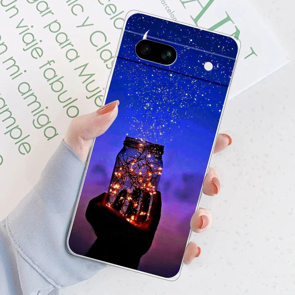 For Google Pixel 7A 6A Case For Google Pixel 8 Pro Clear Soft Silicone TPU Phone Case For Google Pixel 7 Pro /Pixel 6 Pro Coque
