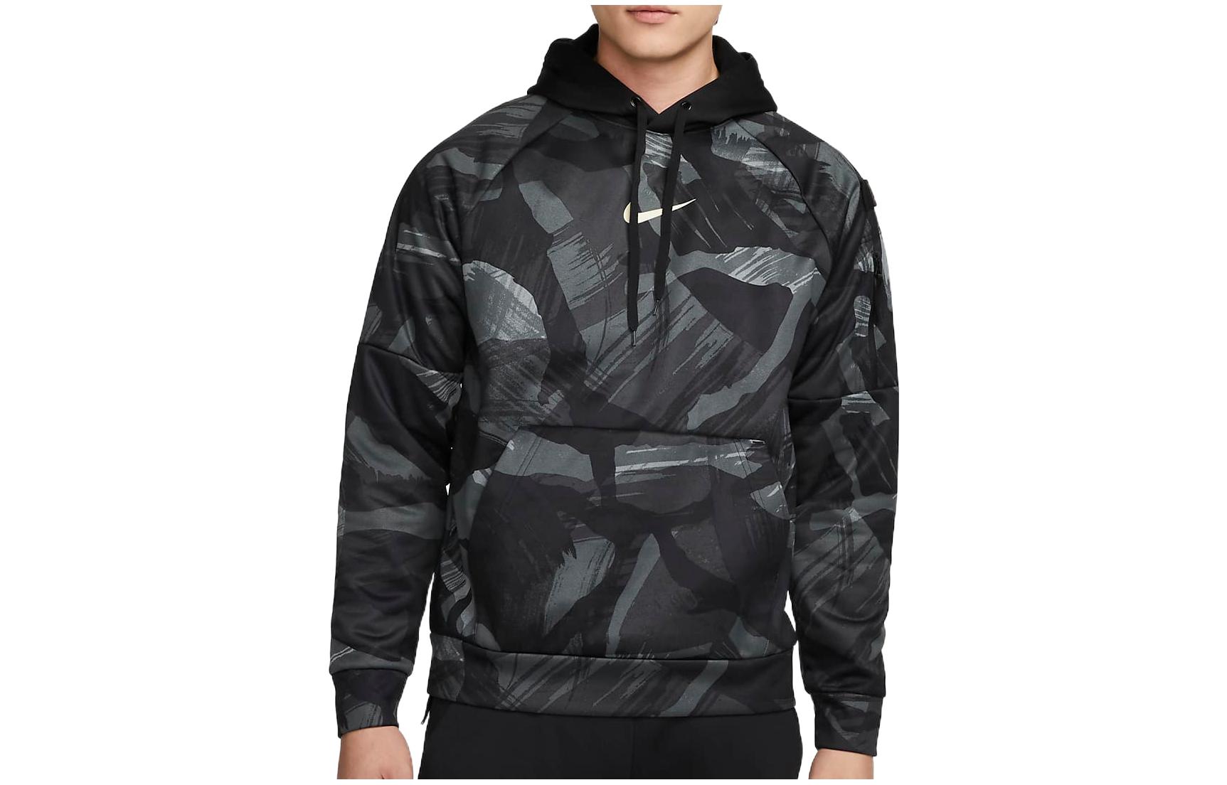 Мужские черные худи Nike, умеренный крой, regular fit, DQ6950-010 M