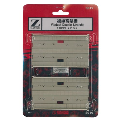 

Rokuhan Z Gauge S019 Двухпутный виадук 110мм (Упаковка из 2 шт.)