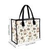 Vintage Pattern Canvas Tote Bag Casual Daily Large Capacity Carry All Shoulder Bag