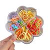 Bonbonfarbenes Kinder-Haarschmuck-Set: Süße, haarschonende elastische Haargummis für Kleinkinder & Mädchen – Perfekte Geschenkbox